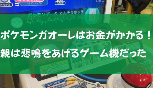 ポケモンガオーレはお金がかかる！親は悲鳴をあげるゲーム機だった